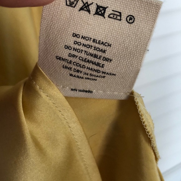 SOLD!! Spell Boudoir Slip Dress in Marigold - Picture 7 of 7